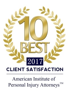 2017 10 Best Attorneys Client Satisfaction Award | American Institute of Personal Injury Attorneys